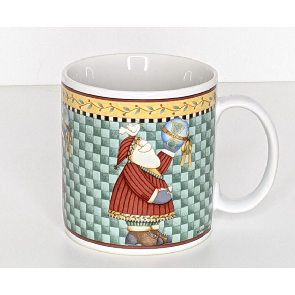Sakura Debbie Mumm Santa Mug Cup Joy To The World - Picture 4 of 6